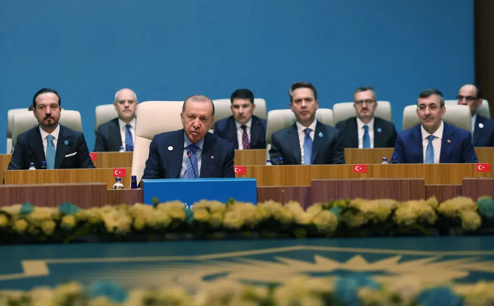 Cumhurbaşkanı Erdoğan'dan Türk Dünyası'na birlik çağrısı... Dönem başkanlığı Türkiye'ye geçti