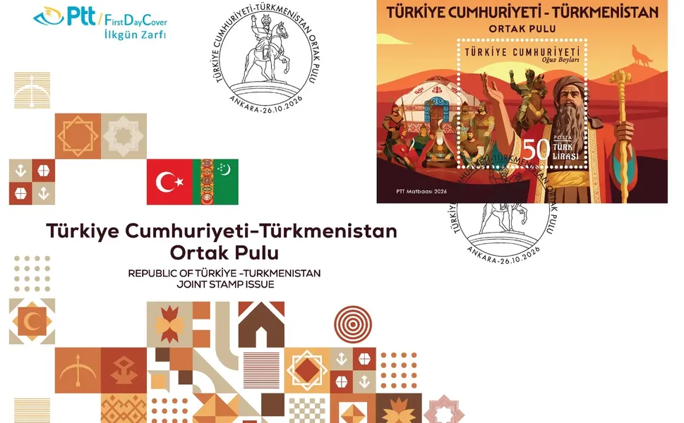 PTT'den 'Türkiye-Türkmenistan' temalı anma pulu